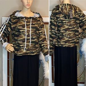 NWT Camo Hoodie